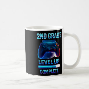 Caneca De Café Pressione Iniciar 2ª Série Gamer Kids Level Up Div