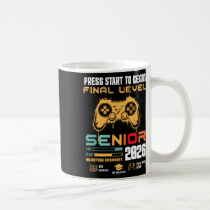Caneca De Café Pressione Iniciar Para Iniciar o Nível Final Sênio
