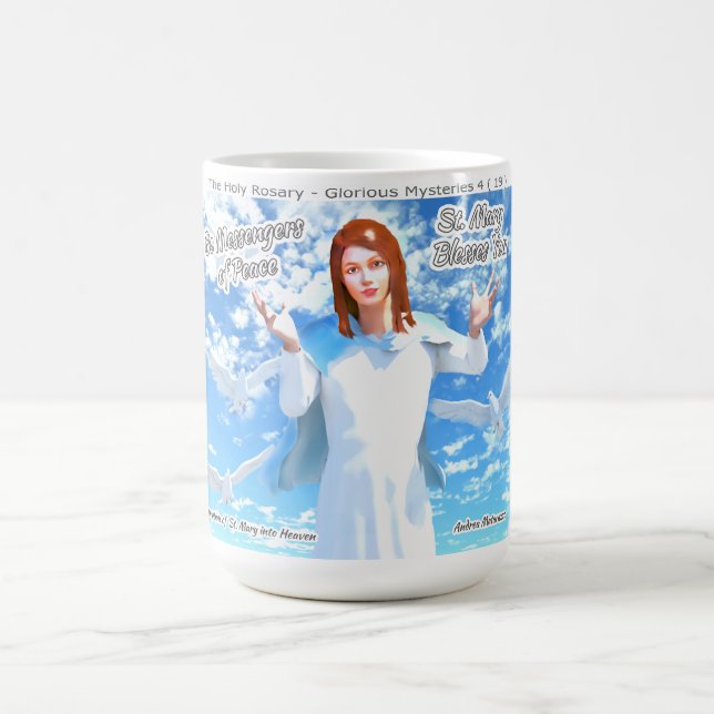 Caneca De Café Pressuposição de Ruas. Maria no Céu (Centro)