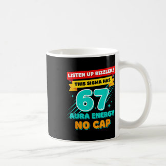 Caneca De Café Prestem Atenção Rizzlers Este Sigma Tem 67 Energia