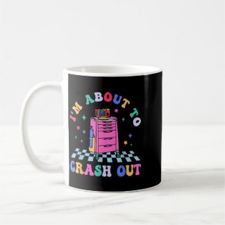 Caneca De Café Prestes a Desmaiar Enfermeira Engraçada e Tola Rn