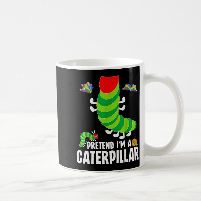 Caneca De Café Pretend I'm A Funny Lazy Halloween Costume  (Direita)