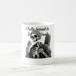 Caneca De Café Pretendo começar uma Banda