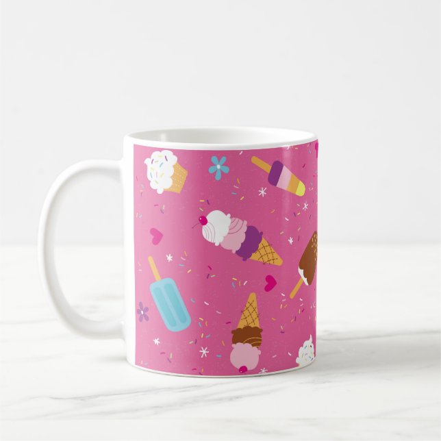 Caneca De Café Préteses, cupcakes, sorvetes e picolés (Esquerda)