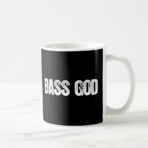 Caneca De Café Preto baixo do deus