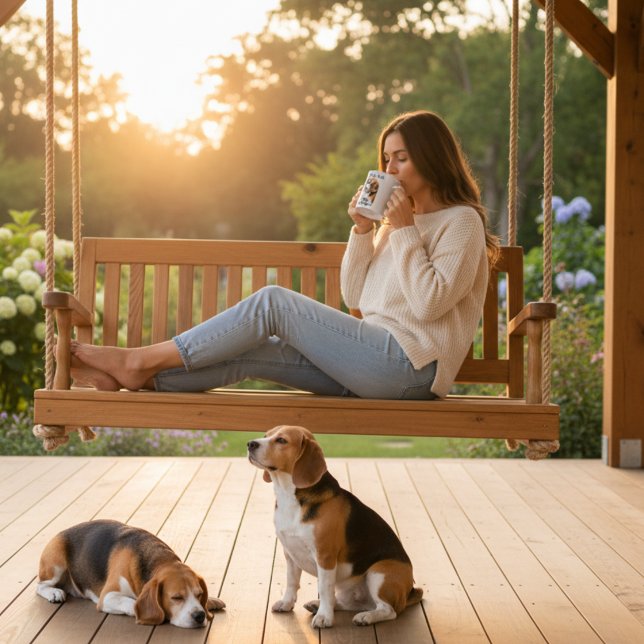 Caneca De Café Preto-Cinto-Cinto e Amor-Bola-Boca (Criador carregado)
