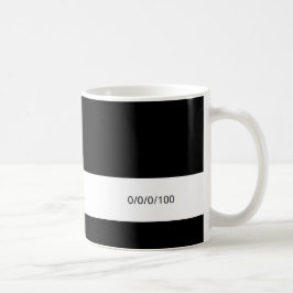 Caneca De Café Preto CMYK |