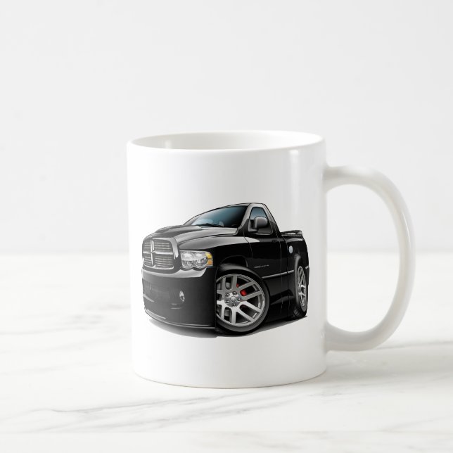 Caneca De Café Preto da ram de Dodge SRT10 (Direita)