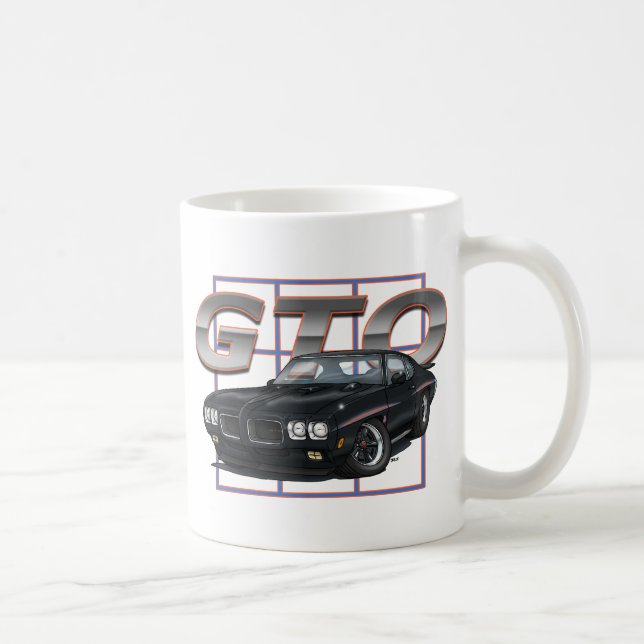 Caneca De Café Preto de 1970 GTO (Direita)
