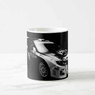 Caneca de café preto e branco de Subie