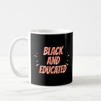 Caneca De Café Preto E Educado Dizendo Humor