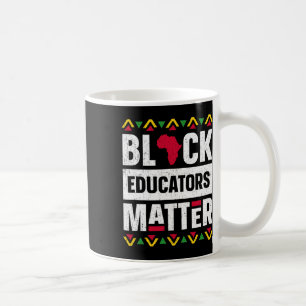 Caneca De Café Preto Educador Problema Professor História Negra M