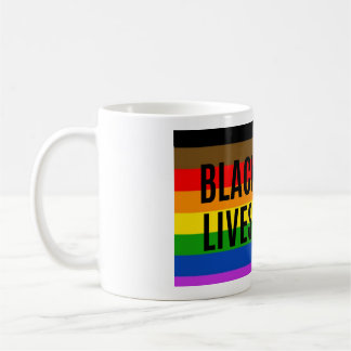 Caneca De Café Preto LGBTQ Vive Matéria