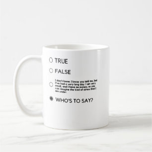 Caneca De Café Preto Para Quem Dizer John Mulaney (Logotipo Preto