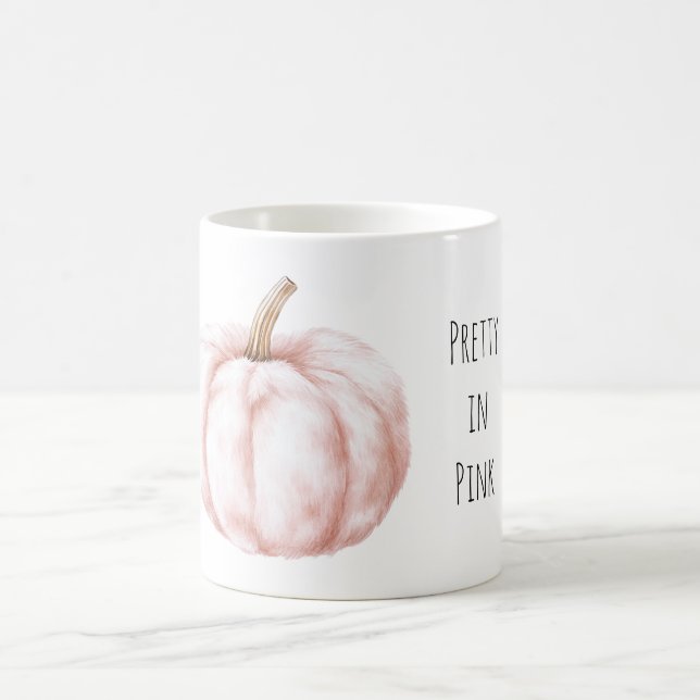 Caneca De Café Pretty in Pink Soft Fur Pumpkin (Centro)