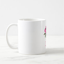 Caneca De Café Pretty Pink Roses Western Cow Print Bow