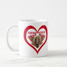 Caneca De Café Pretty Pony in Red Valentine's Day