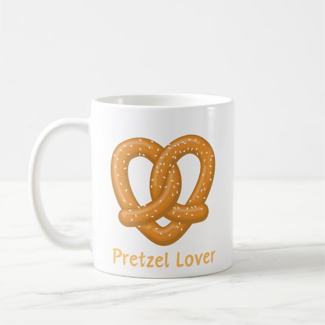 Caneca De Café Pretzel Lover (Esquerda)