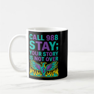 Caneca De Café Prevenção 988 - Continue Sua História Não Terminou