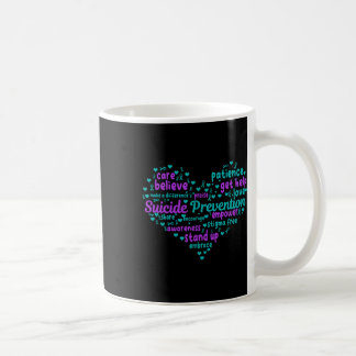 Caneca De Café Prevenção ao suicídio Cardíaco Sensibilização para
