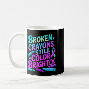 Caneca De Café Prevenção Conscientização Apoio Motivacional Posit