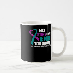 Caneca De Café Prevenção Contra O Suicídio Nenhuma História Deve