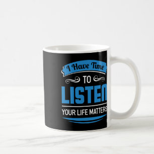 Caneca De Café Prevenção Contra Suicídio Conselheiro De Saúde Men