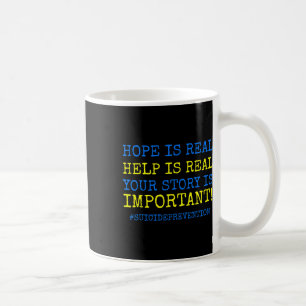 Caneca De Café Prevenção do suicídio -