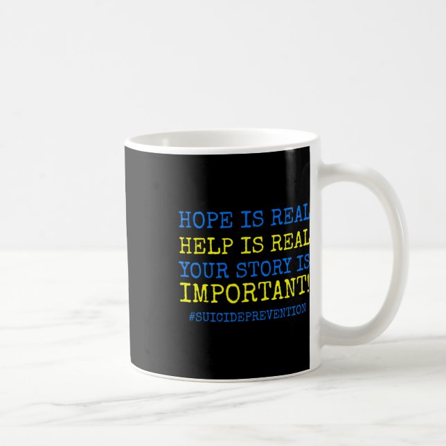 Caneca De Café Prevenção do suicídio - (Direita)