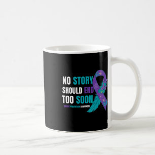 Caneca De Café Prevenção do Suicídio Conscientização Nenhuma Hist