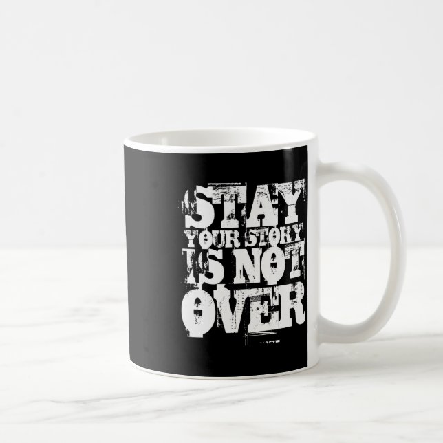 Caneca De Café Prevenção do Suicídio Conscientização _ Sua Histór (Direita)