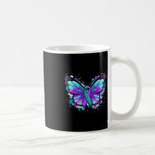 Caneca De Café Prevenção do suicídio Sensibilização Fita Roxa Rox