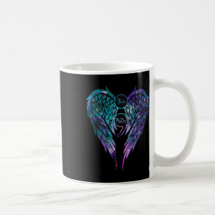 Caneca De Café Prevenção Suicida Sensibilização Seu Anjo Asas Em