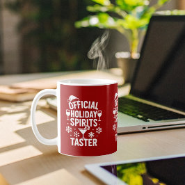 Caneca De Café Previsão de Natal espíritos engraçados de festa pr