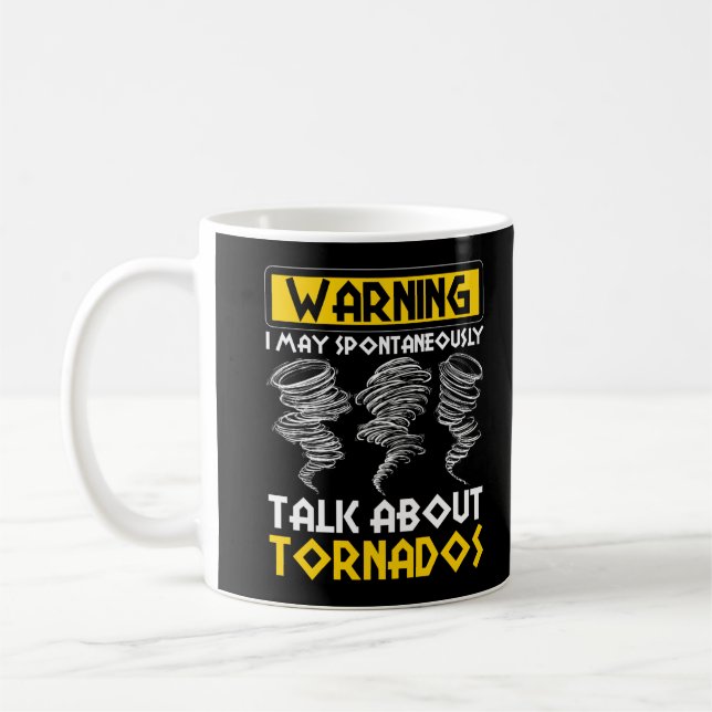 Caneca De Café Previsão de Tempo do Meteorologista Tornado (Esquerda)