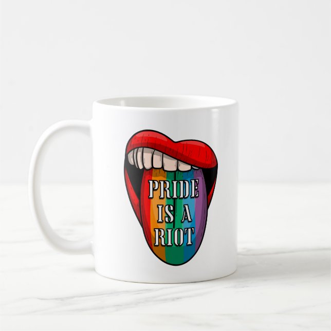 Caneca De Café PRIDE is a riot (Esquerda)