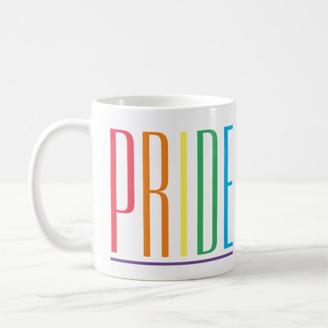 Caneca De Café PRIDE White Mug (Esquerda)