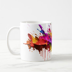 Caneca De Café Prim Paint Splash Mug