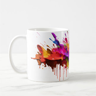 Caneca De Café Prim Paint Splash Mug