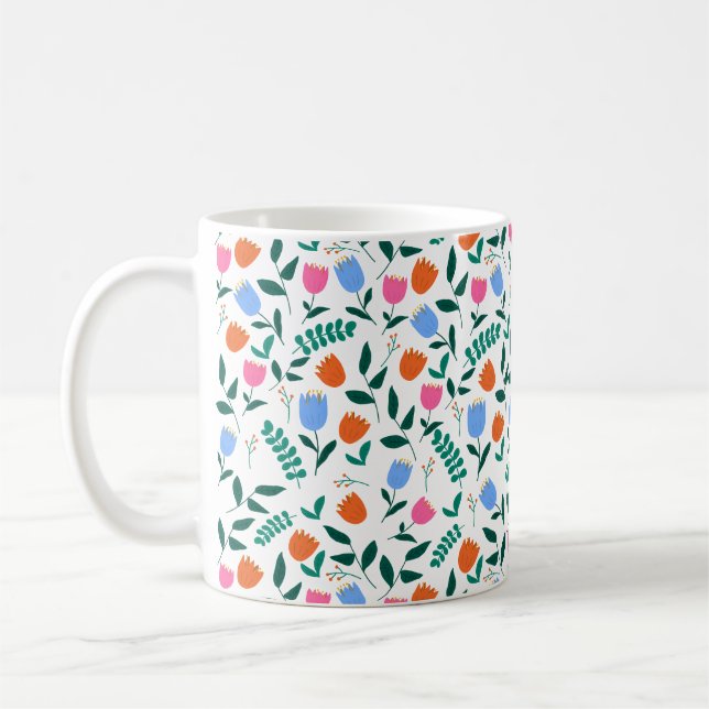 Caneca De Café Primavera Breeze Patch Mug (Esquerda)