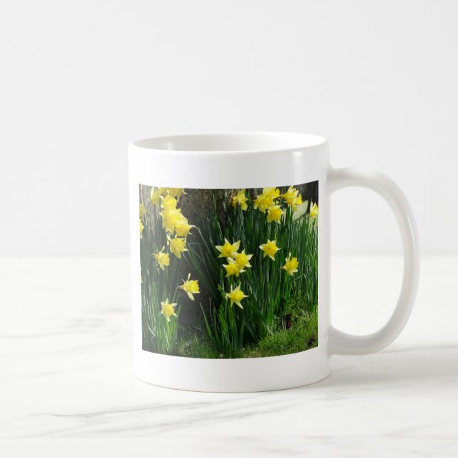 Caneca De Café Primavera Daffodils (Direita)