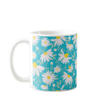 Primavera Daisies - Azul Brilho