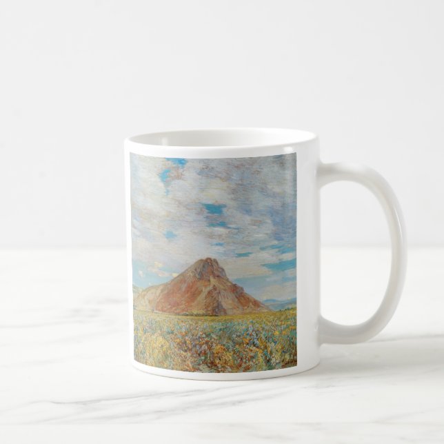 Caneca De Café Primavera de areia por Childe Hassam, Arte de Vint (Direita)