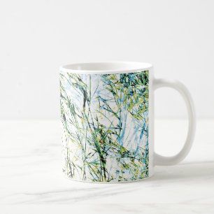 Caneca De Café Primavera de verão de flores brotam design