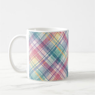 Caneca De Café Primavera Diagonal Pastel