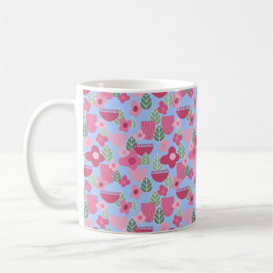 Caneca De Café Primavera Escandinavo Rosa