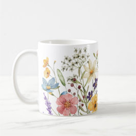 Caneca De Café Primavera flor com libélula