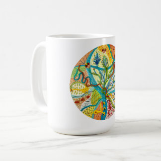 Caneca De Café Primavera Fluxo de Mug Grande