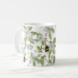 Caneca De Café Primavera jardins e mamangabas