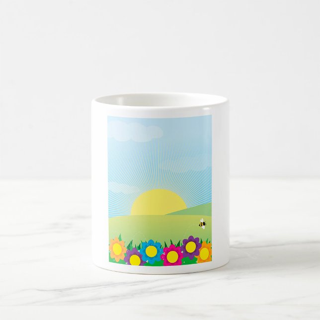 Caneca De Café Primavera Meadow (Criador carregado)